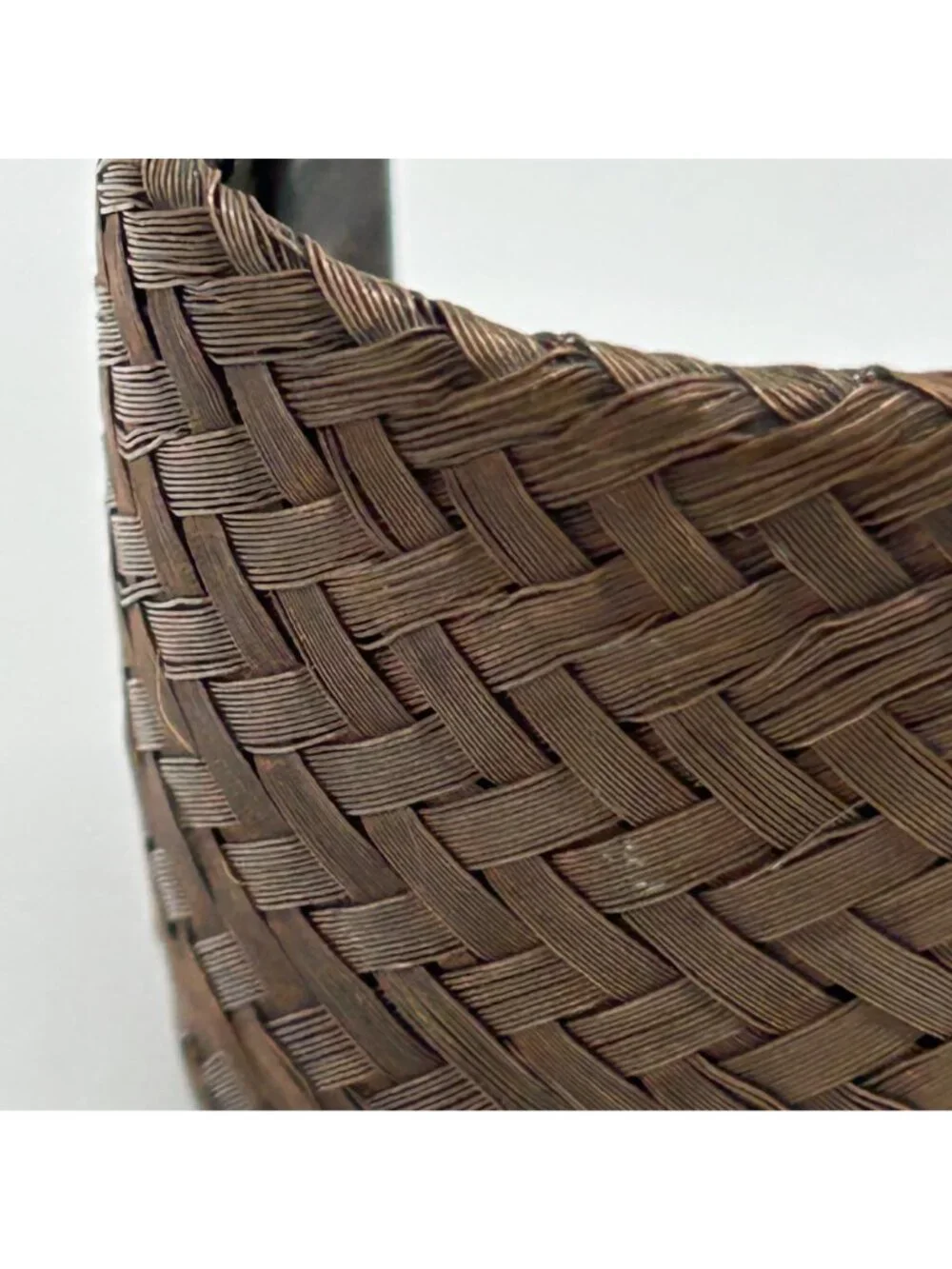 Sarah Cavender Metalworks Woven Copper-tone Cuff Bracelet Wide Design Handmade